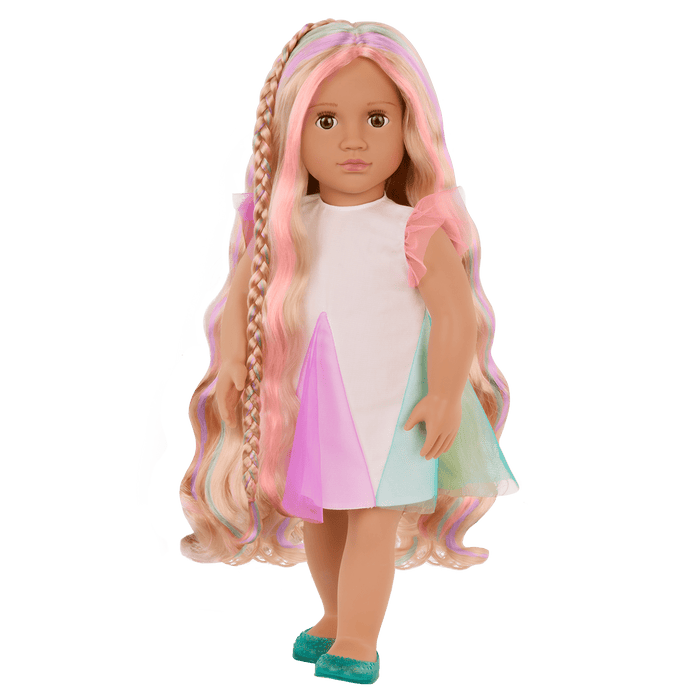 Our Generation 18" Hair Grow Doll Tessie & Accessories