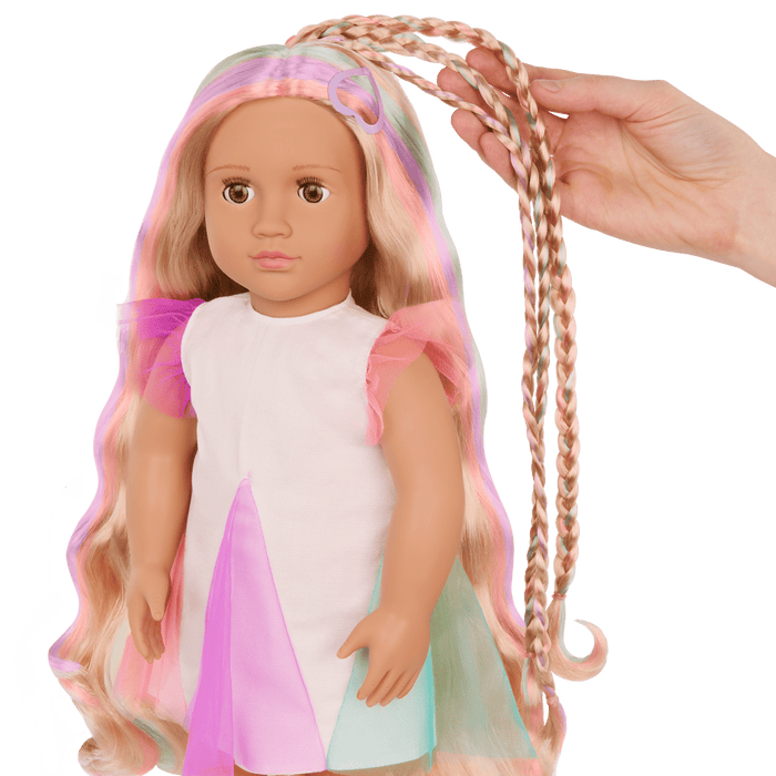 Our Generation 18" Hair Grow Doll Tessie & Accessories