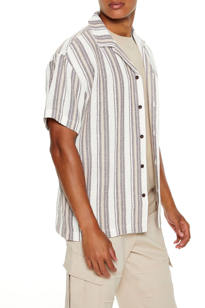 Textured Striped Shirt