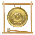Thai Golden Nipple Gongs on Stands