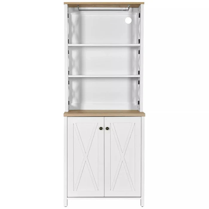 Thalia Kitchen Pantry Cabinet Hutch Canva Home