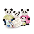 Woodzeez Family of 4 Pandas
