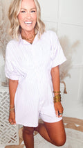 The Stripe Society Romper