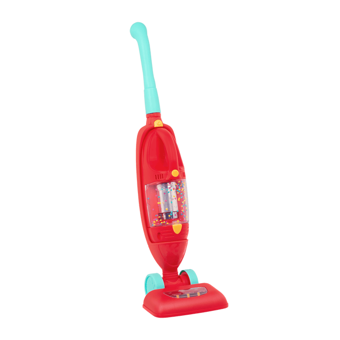 Toy vacuum cleaner with removable handheld unit