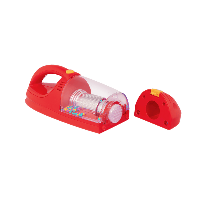 Toy vacuum cleaner with removable handheld unit