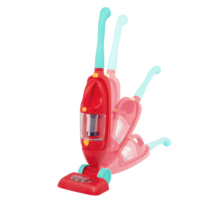 Toy vacuum cleaner with removable handheld unit