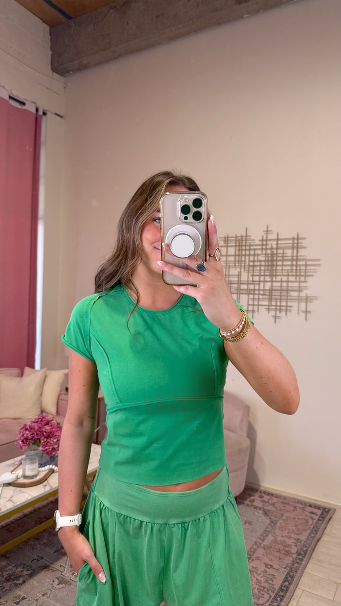 Too good mineral washed set top