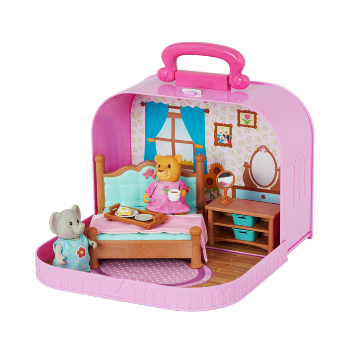 Travel Suitcase Bedroom Playset - Deluxe - Li’l Woodzeez