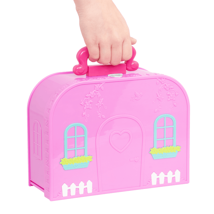 Bedroom playset in carry case