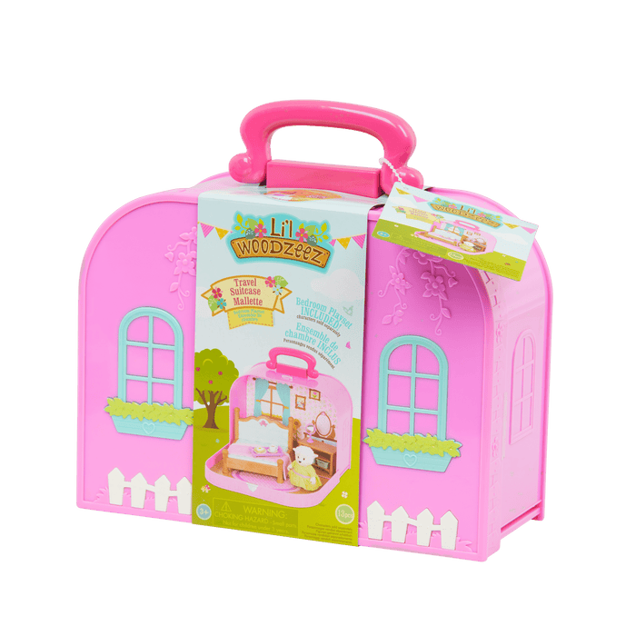 Bedroom playset in carry case