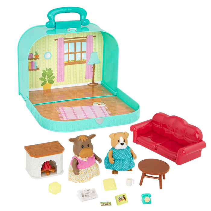 Woodzeez Living Room Travel Suitcase Set