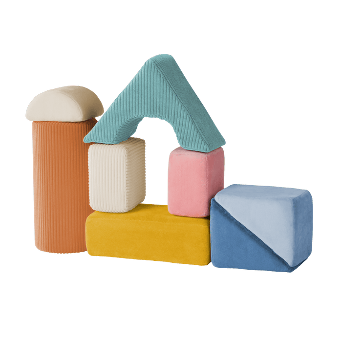 Soft sensory foam blocks for babies architectural building blocks