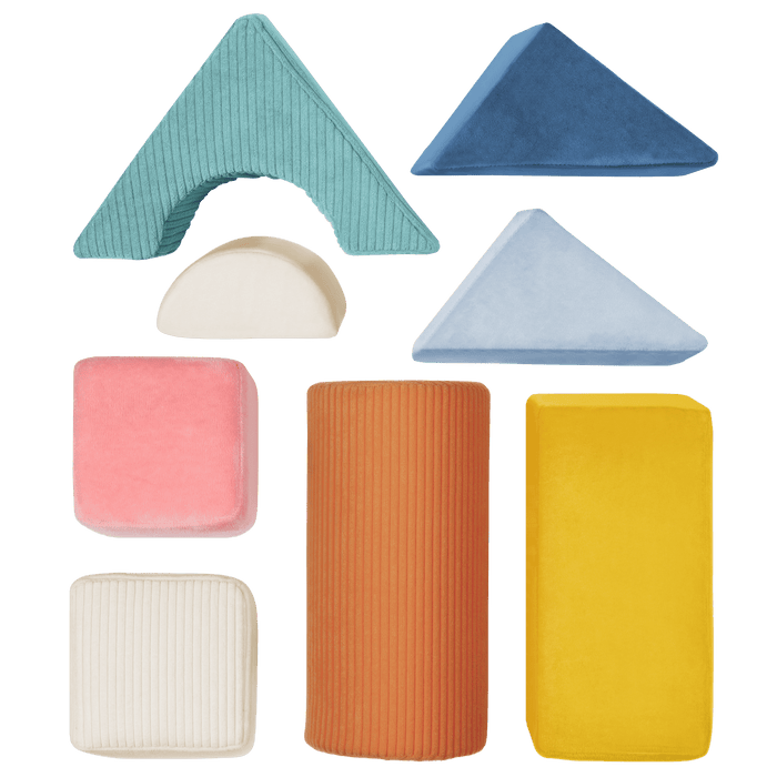 Soft sensory foam blocks for babies architectural building blocks