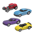 Pull-back toy car set