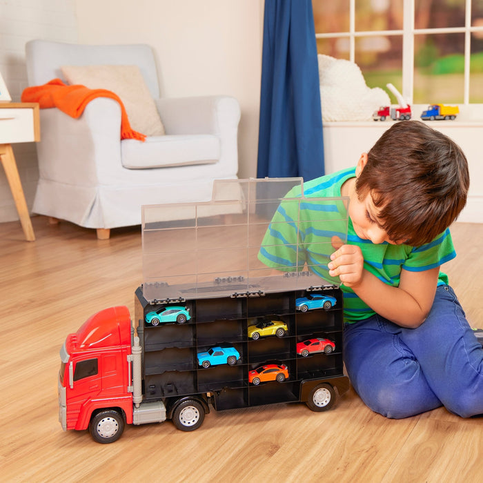 Driven Pull-Back Flat Face Carrier Truck