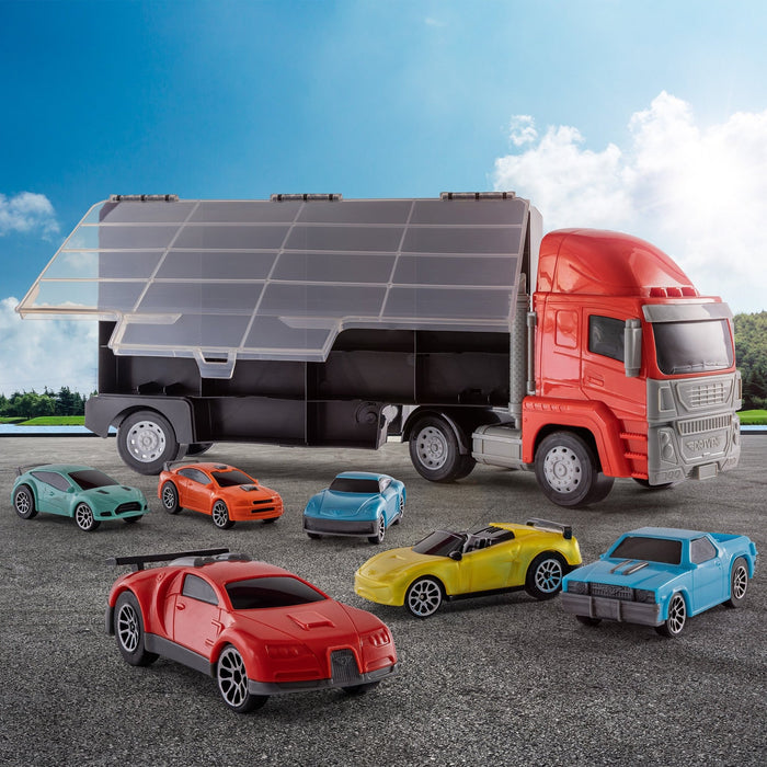 Driven Pull-Back Flat Face Carrier Truck