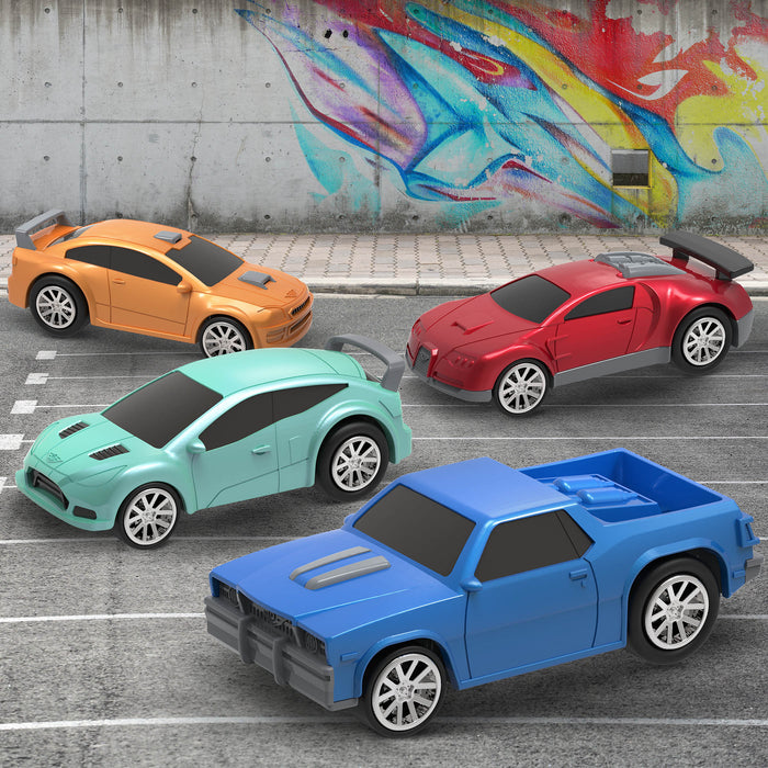 Pull-back toy car set