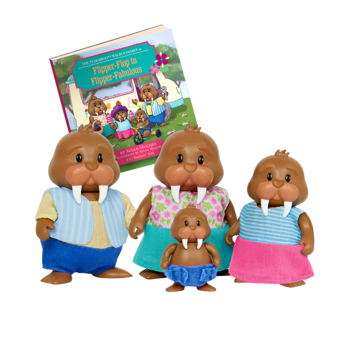 Tuskaroo Walrus Family - Li’l Woodzeez