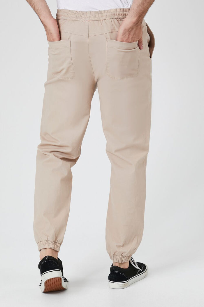 Twill Drawstring Joggers