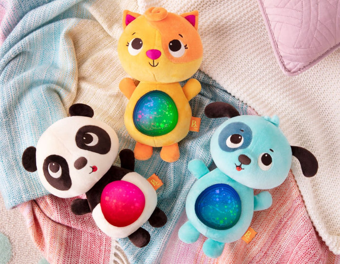 Light-up musical cat plushie