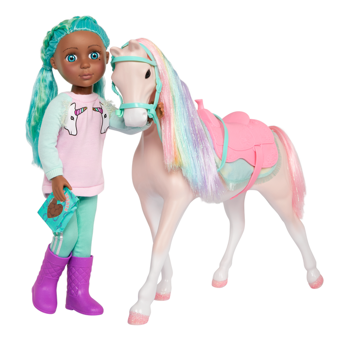 Glitter Girls Twinkle horse with rainbow mane