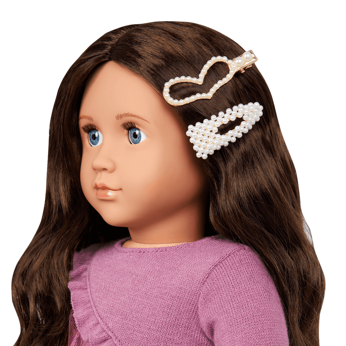 Our Generation Twirls & Pearls Hair Set for 18-inch Dolls