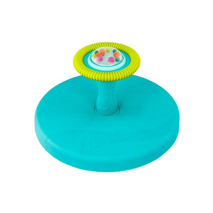 Twirly time spinning seat toy for toddlers