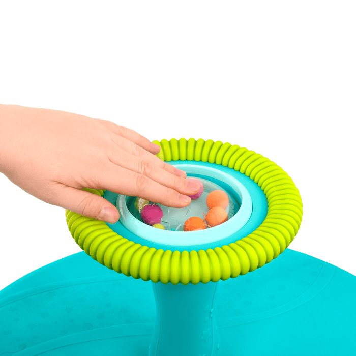 Twirly time spinning seat toy for toddlers