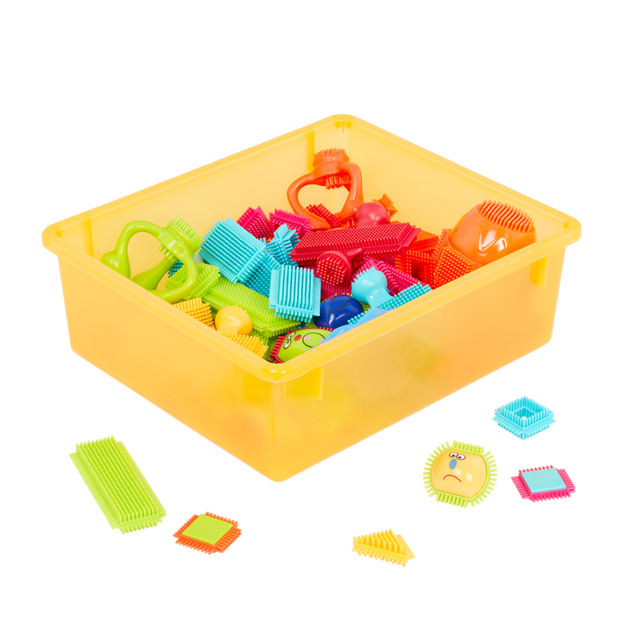 Bristle building blocks set toddler STEM toys