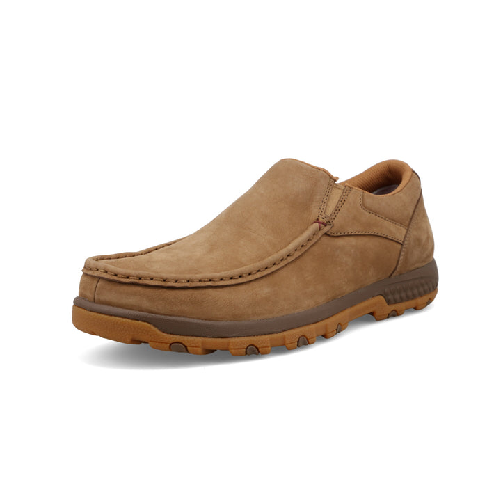 Twisted X Men's Slip-On Driving Moc in Camel
