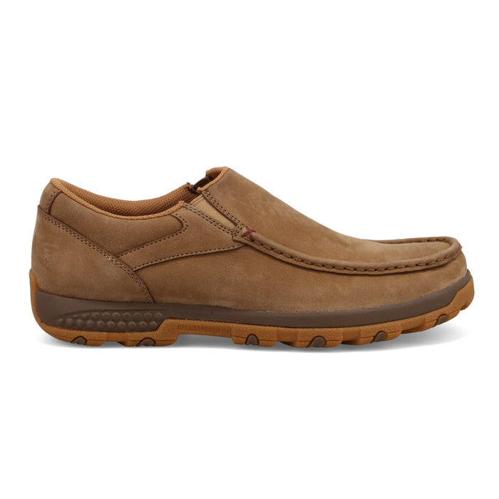 Twisted X Men's Slip-On Driving Moc in Camel
