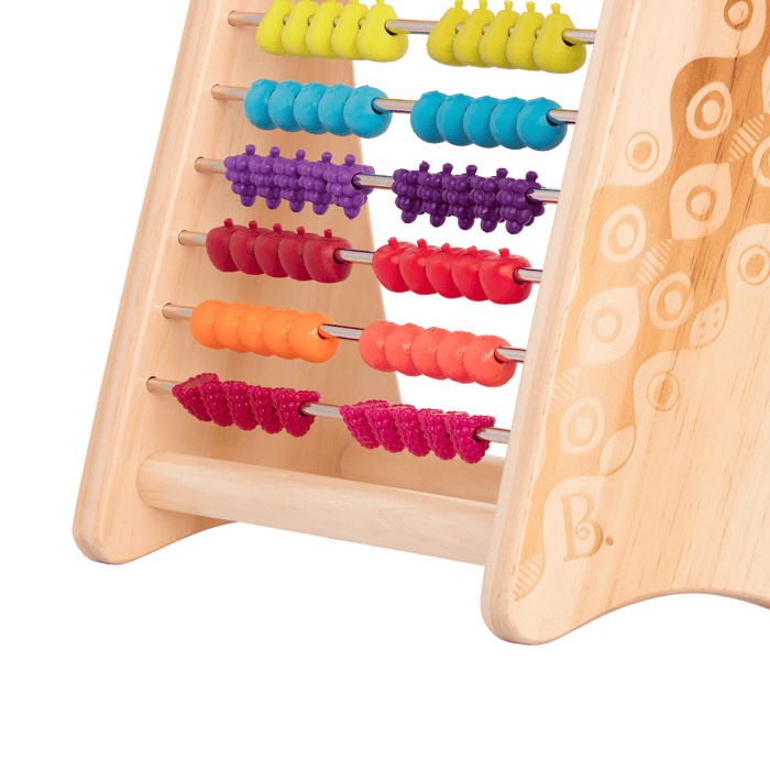 Wooden abacus.