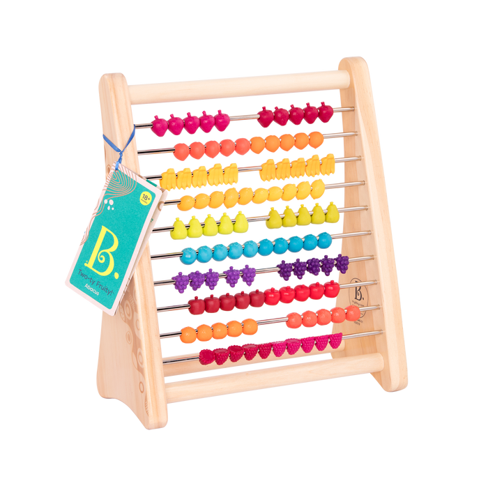 Wooden abacus.