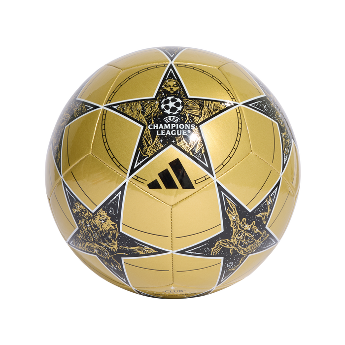 adidas UEFA Champions League 25/26 League Stage Ball | Black / Metallic Gold / White