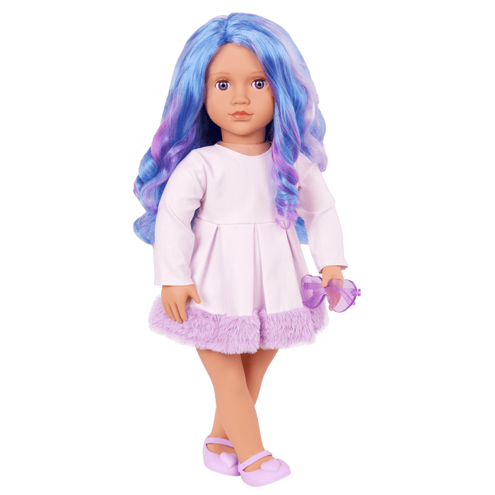 Our Generation 18-inch Multicolored Hair Doll Veronika