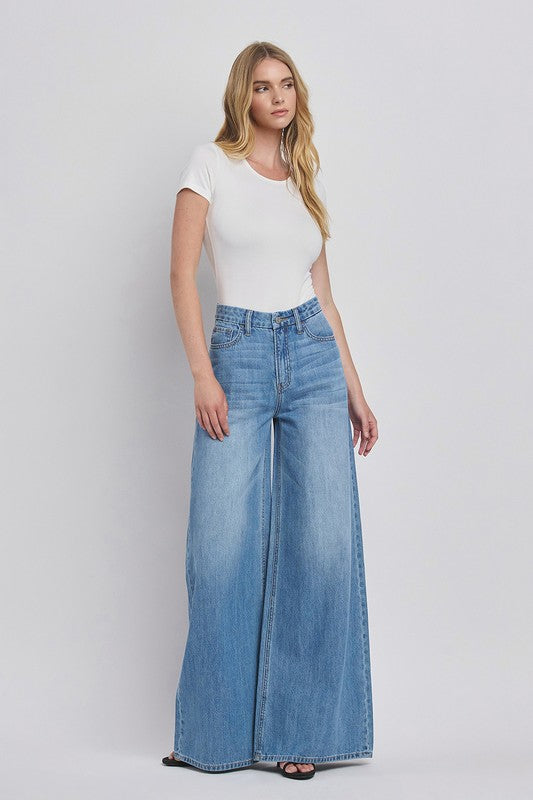 Vervet Super High Rise Wide Leg Jeans