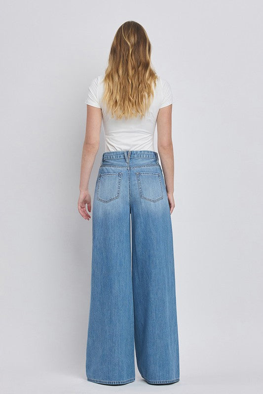 Vervet Super High Rise Wide Leg Jeans