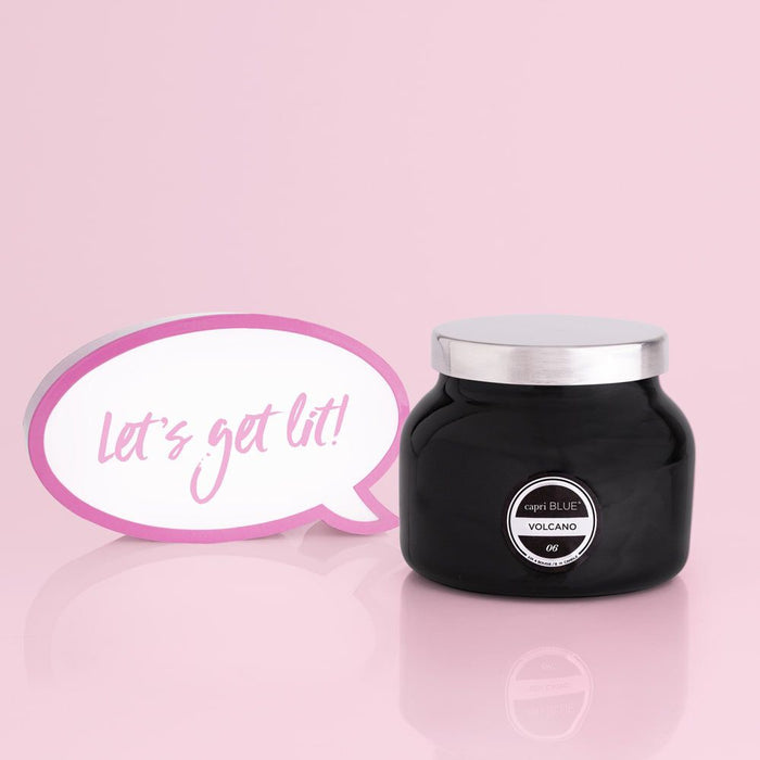 Volcano Black Petite Jar