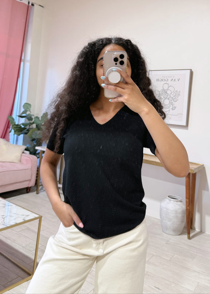 Waffle Stitch Top