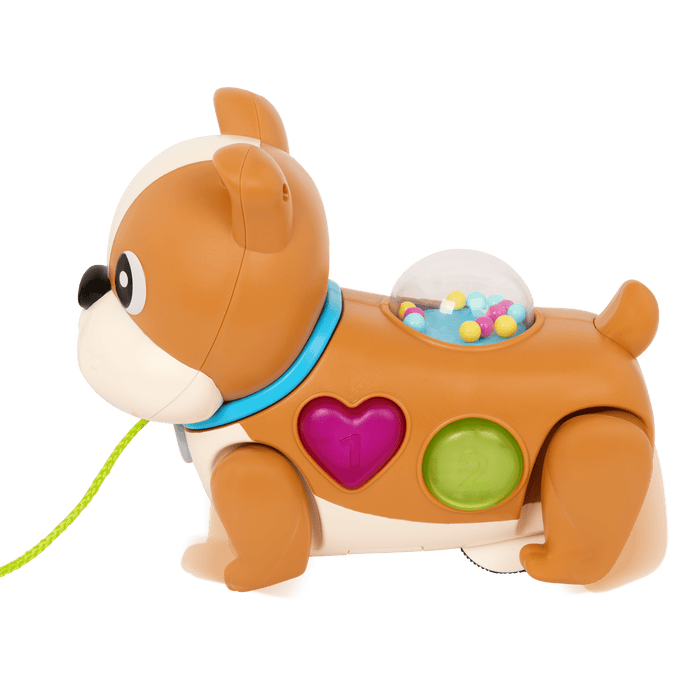 Pull toy dog with lights and sounds learning walking