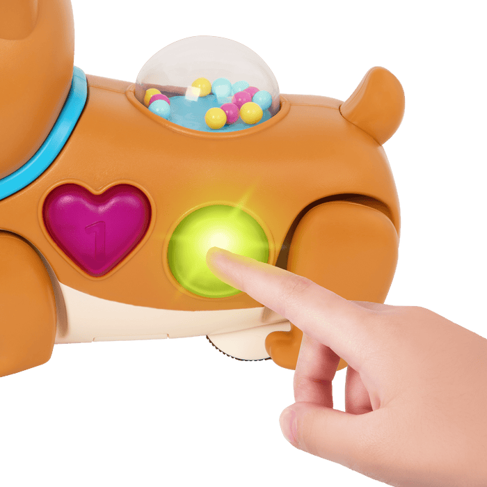 Pull toy dog with lights and sounds learning walking
