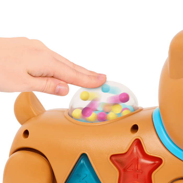 Pull toy dog with lights and sounds learning walking