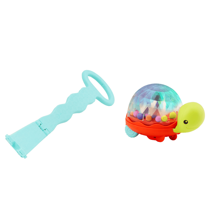 Turtle-inspired walker and ball popper.