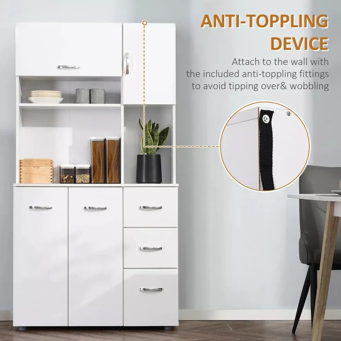 Wendy Kitchen Pantry Cabinet Hutch Canva Home
