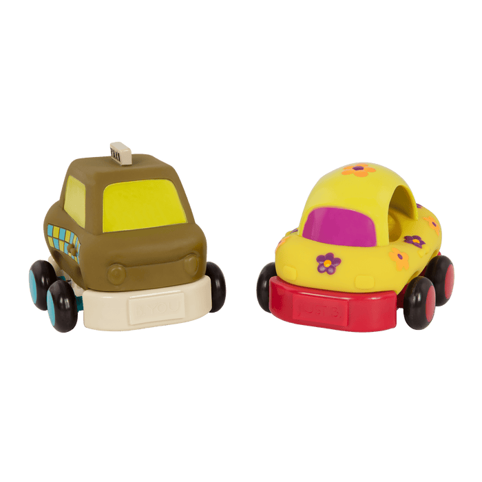 Pull-back toy vehicles