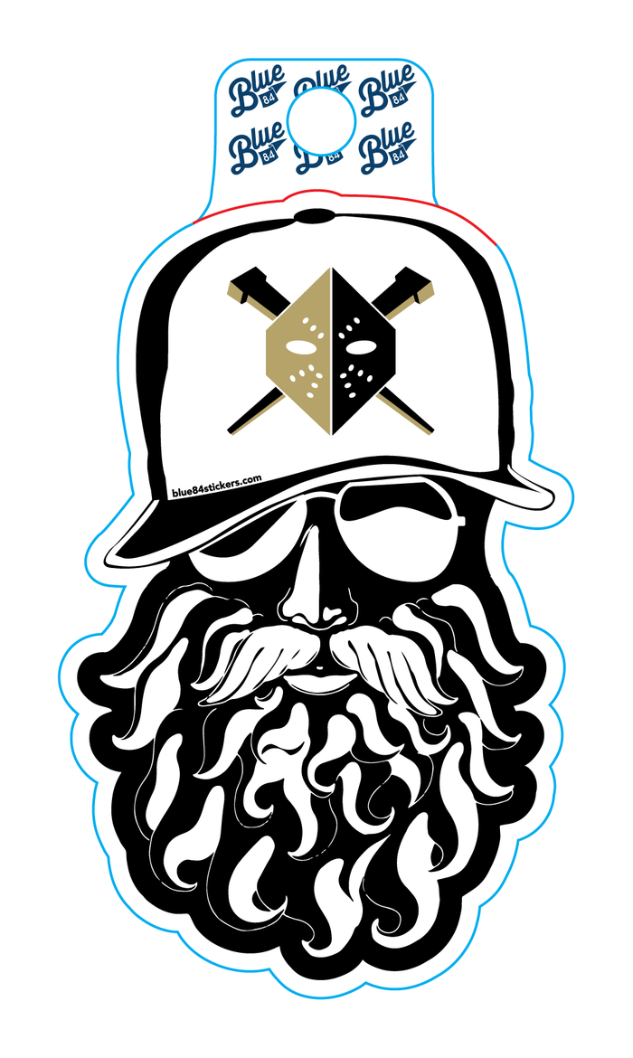 Wheeling Nailers Beardy Sticker
