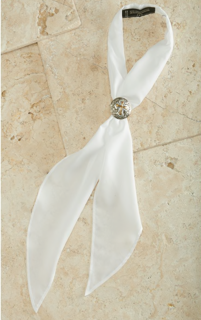 White Apache Scarf