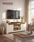 White Farmhouse TV Stand - Canva Home