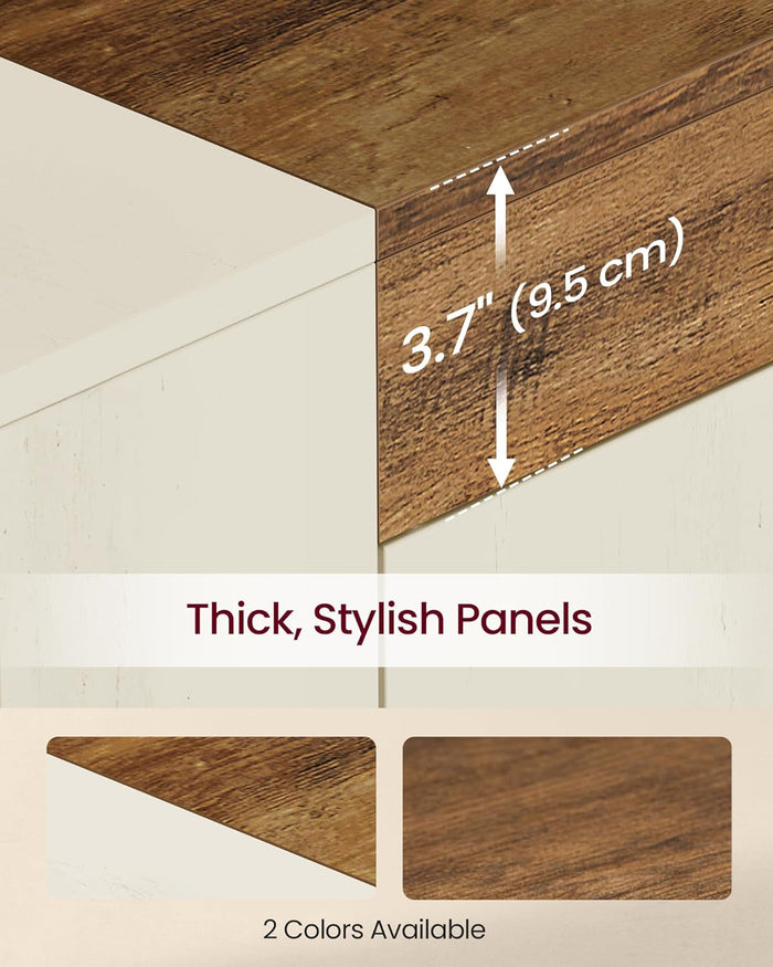White Farmhouse TV Stand - Canva Home
