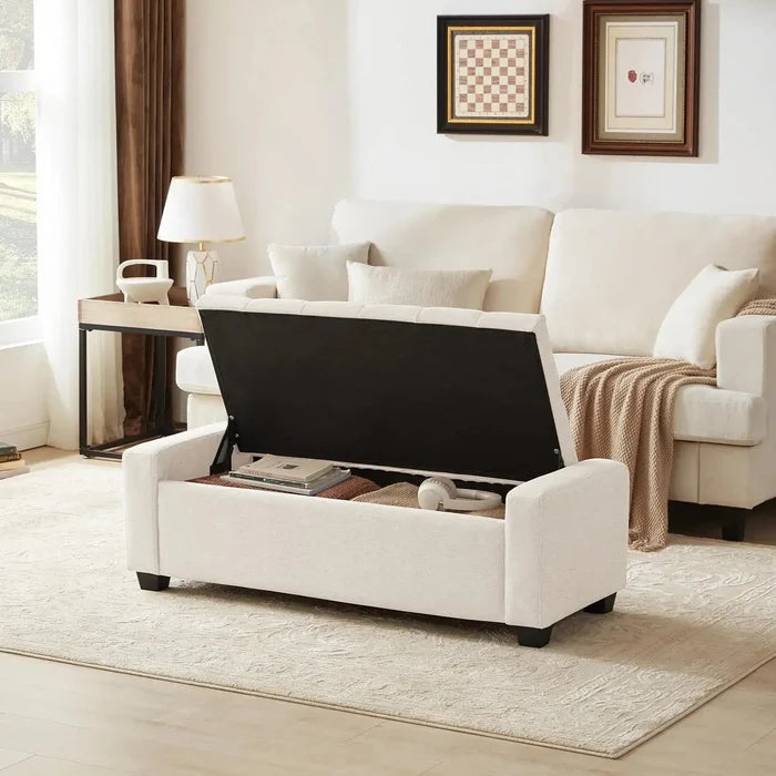 Wilcox Ottoman Storage End Bed Bench Canva Home